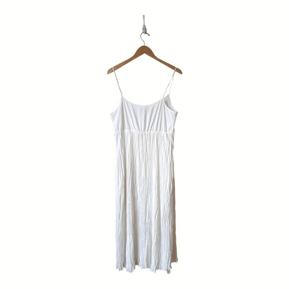 All Saints White Pleated Dress - Picture 4 of 15